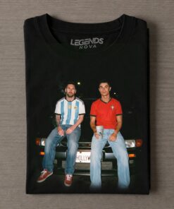 Cristiano Ronaldo & Lionel Messi Funny Graphic Tee