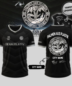 RAF Camora & Bonez MC “10 Jahre Palmen aus Plastik Tour” signed Custom Football Jersey