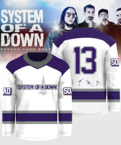 System of a Down “Europe / UK Stadium Tour 2026” signed Hockey Jersey v4