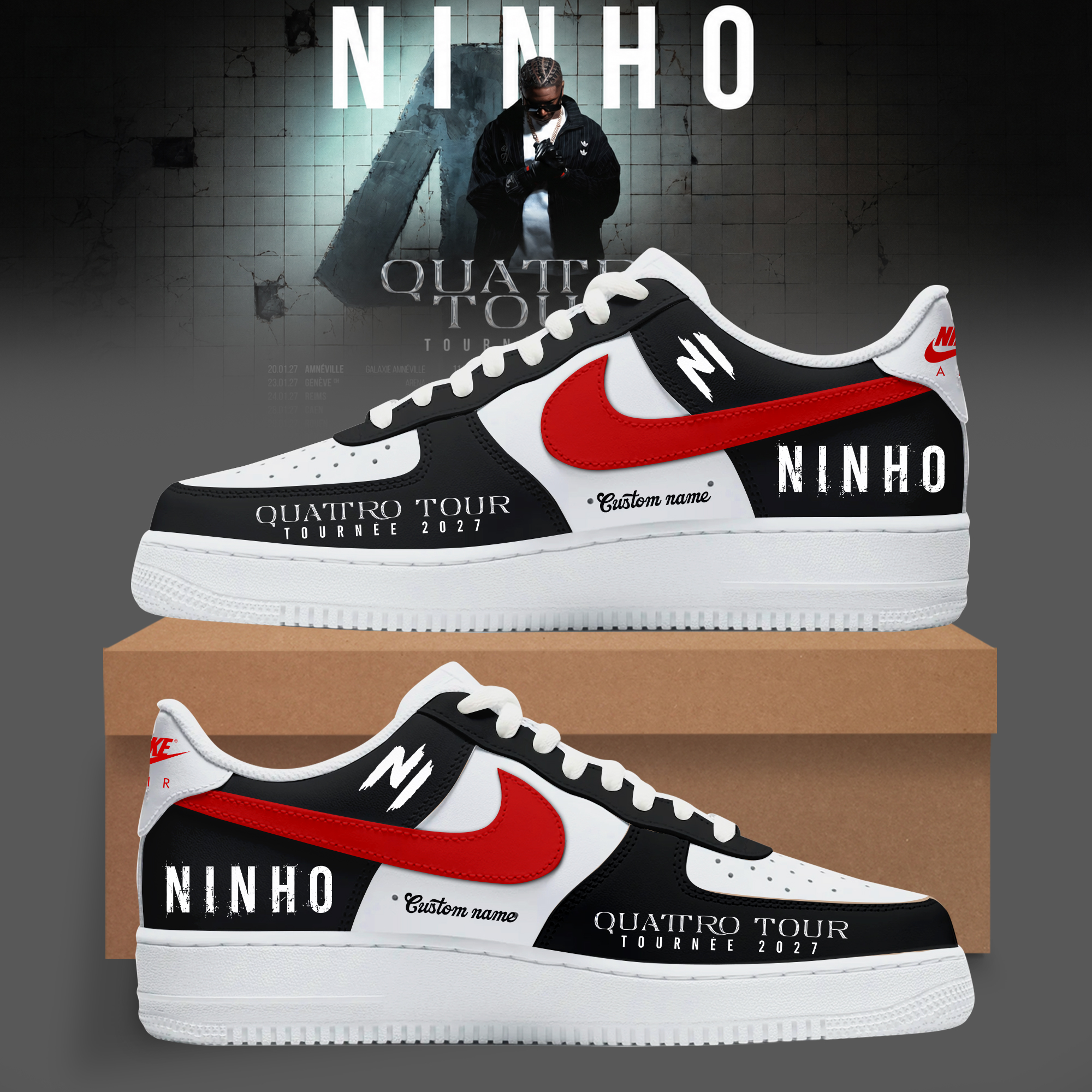 NINHO QUATTRO TOUR 2027 – AF1 Sneakers v2 NINHO QUATTRO TOUR 2027 – AF1 Sneakers v2