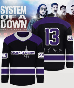 System of a Down “Europe / UK Stadium Tour 2026” signed Hockey Jersey v3