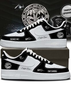 RAF Camora & Bonez MC “10 Jahre Palmen aus Plastik Tour” signed AF1 Shoes v10