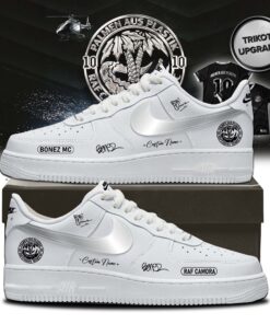 RAF Camora & Bonez MC “10 Jahre Palmen aus Plastik Tour” signed AF1 Shoes v6
