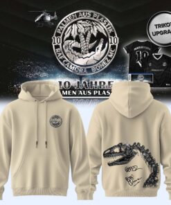 RAF Camora & Bonez MC “10 Jahre Palmen aus Plastik Tour” signed Hoodie – Cream