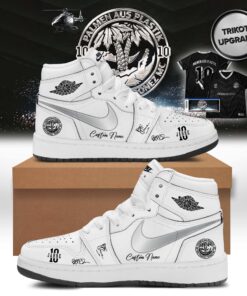 RAF Camora & Bonez MC “10 Jahre Palmen aus Plastik Tour” signed AJ1 Shoes v12