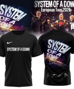 System of a Down “Europe / UK Stadium Tour 2026” signed T-Shirt v1