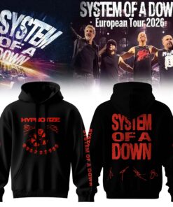 System of a Down “Europe / UK Stadium Tour 2026” signed Hoodie v3