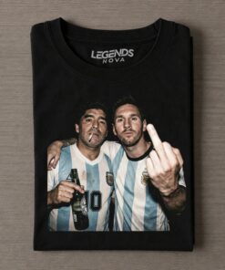 Diego Maradona & Messi Argentina Legends T-shirt