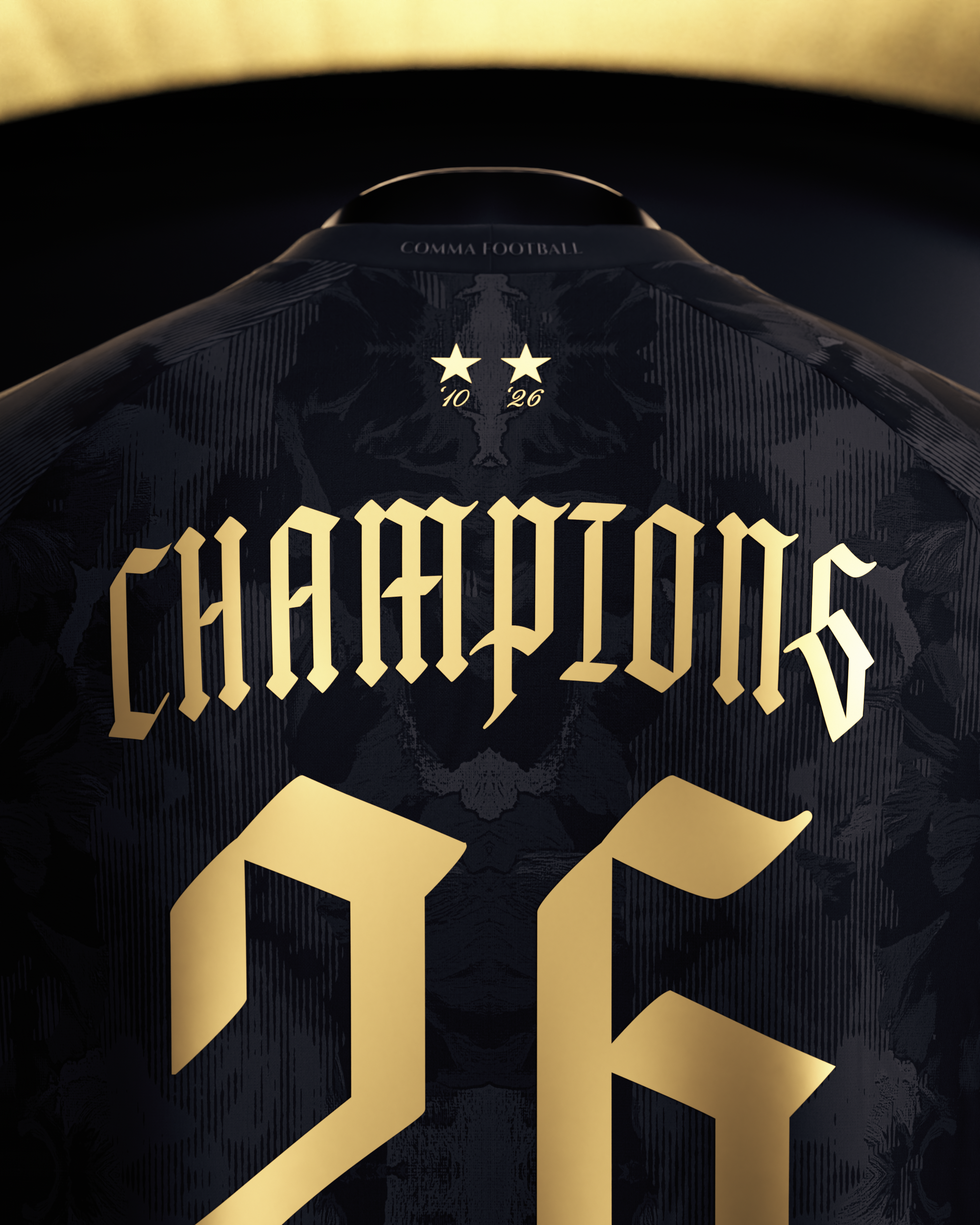 Spain 2026 World Cup Champions Jersey – Black Heritage Spain 2026 World Cup Champions Jersey – Black Heritage