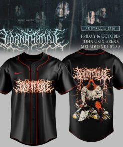 LORNA SHORE – AUSTRALIA & NEW ZEALAND TOUR 2026 Exclusive Baseball Jersey V2