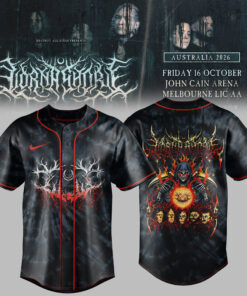 LORNA SHORE – AUSTRALIA & NEW ZEALAND TOUR 2026 Exclusive Baseball Jersey V1