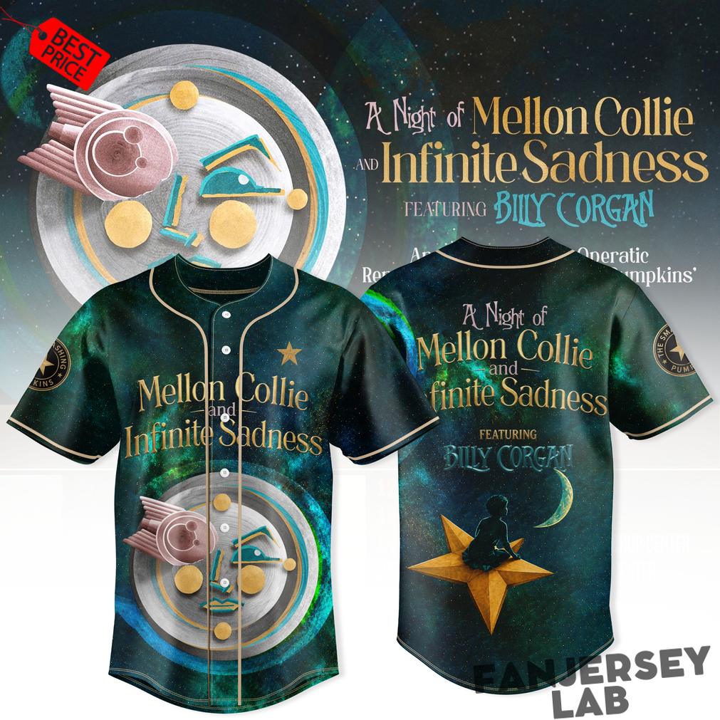 A Night of Mellon Collie and Infinite Sadness Baseball Jersey A Night of Mellon Collie and Infinite Sadness Baseball Jersey