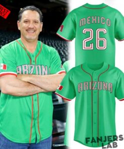 Arizona Diamondbacks 2026 Mexican Heritage Special Baseball Jersey Arizona Diamondbacks 2026 Mexican Heritage Special Baseball Jersey