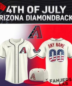 Arizona Diamondbacks USA 250 4th of July Baseball Jersey