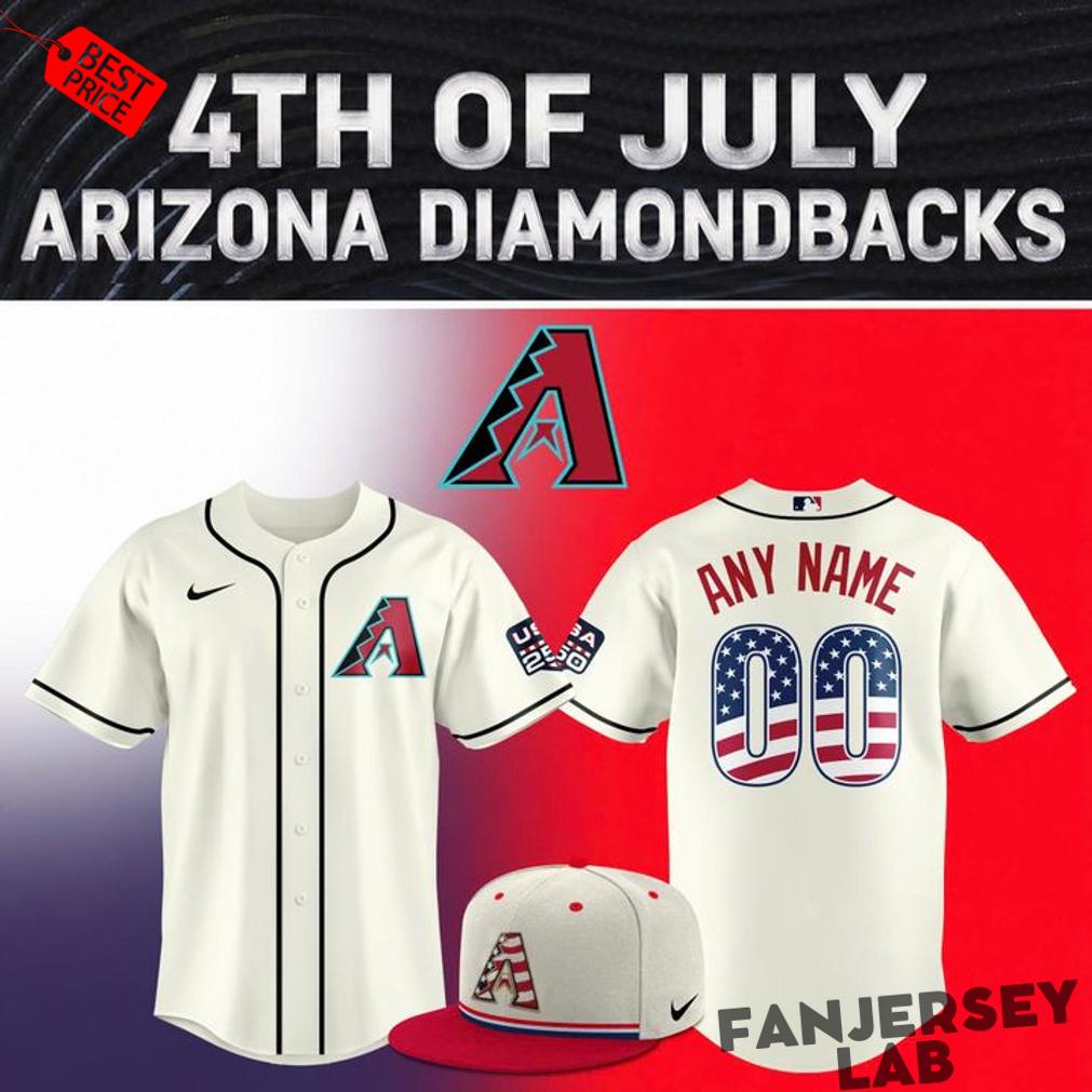 Arizona Diamondbacks USA 250 4th of July Baseball Jersey Arizona Diamondbacks USA 250 4th of July Baseball Jersey