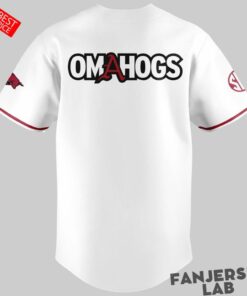 Arkansas Razorbacks New Omahogs Baseball White Jersey 3 Vv0nm.jpg