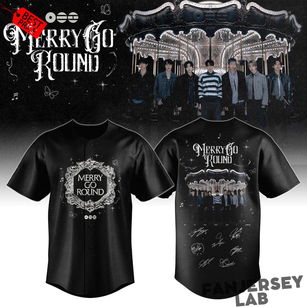 BTS Special Arirang “Merry Go Round” 2026 Baseball Jersey BTS Special Arirang “Merry Go Round” 2026 Baseball Jersey