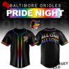 Baltimore Orioles Pride Night 2026 Baseball Jersey