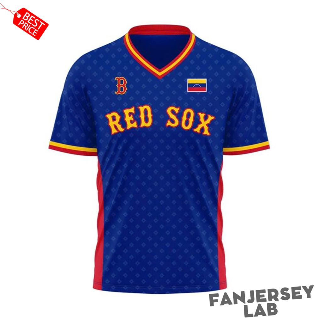 Boston Red Sox x Venezuelan Heritage 2026 Jersey Shirt Boston Red Sox x Venezuelan Heritage 2026 Jersey Shirt