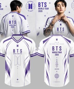BTS Arirang World Tour 2026 “Beyond The Stage” Football Jersey – White