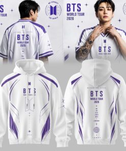 BTS Arirang World Tour 2026 “Beyond The Stage” Hoodie – White
