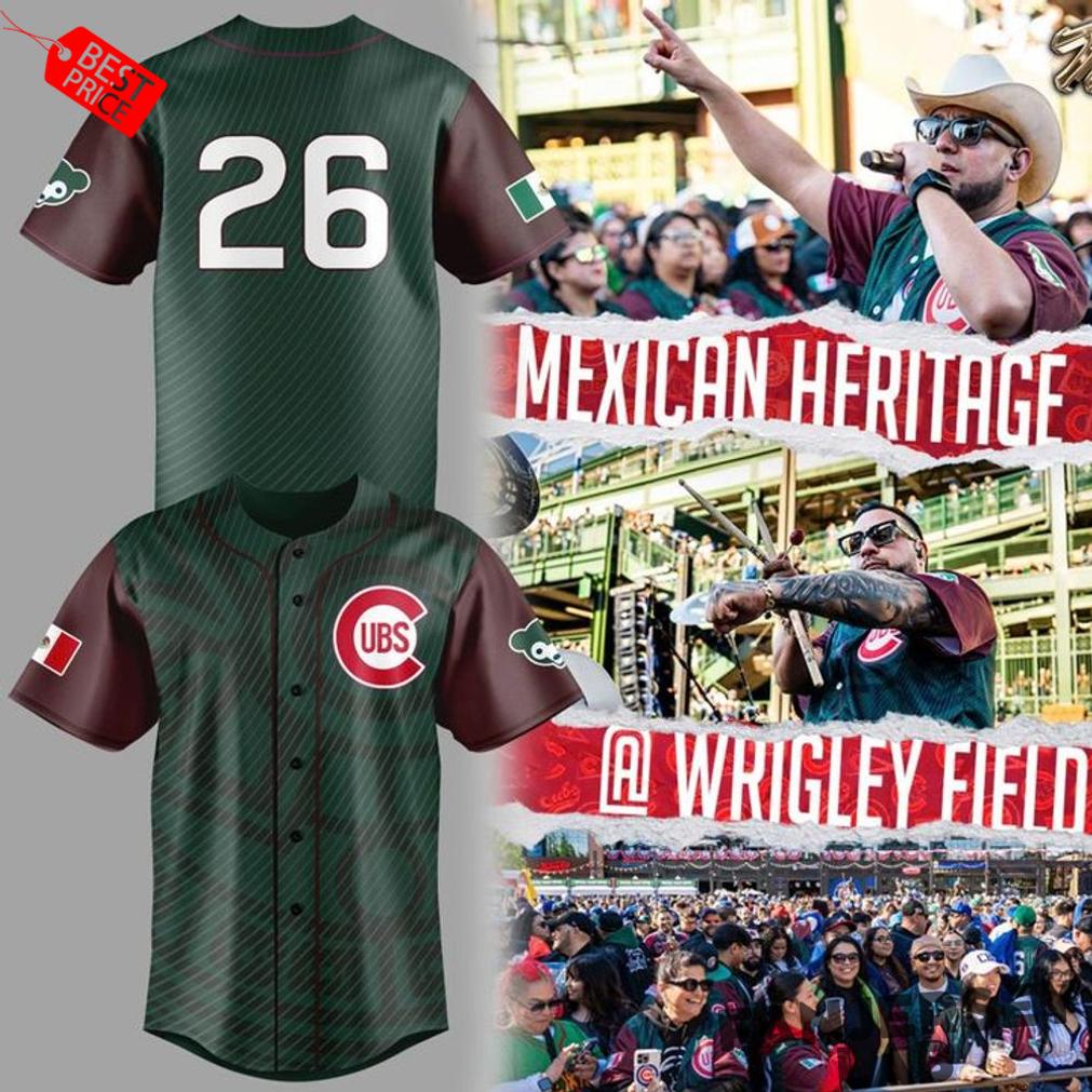 Chicago Cubs 2026 Mexican Heritage Special Baseball Jersey Chicago Cubs 2026 Mexican Heritage Special Baseball Jersey