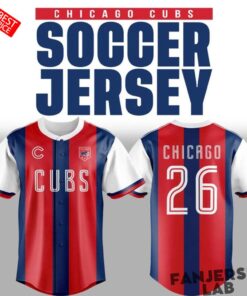 Chicago Cubs US Soccer 2026 Custom Baseball Jersey Chicago Cubs US Soccer 2026 Custom Baseball Jersey