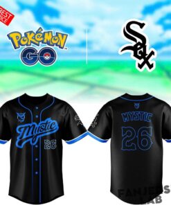 Chicago White Sox Pokémon Go Night Team Mystic Jersey Limited