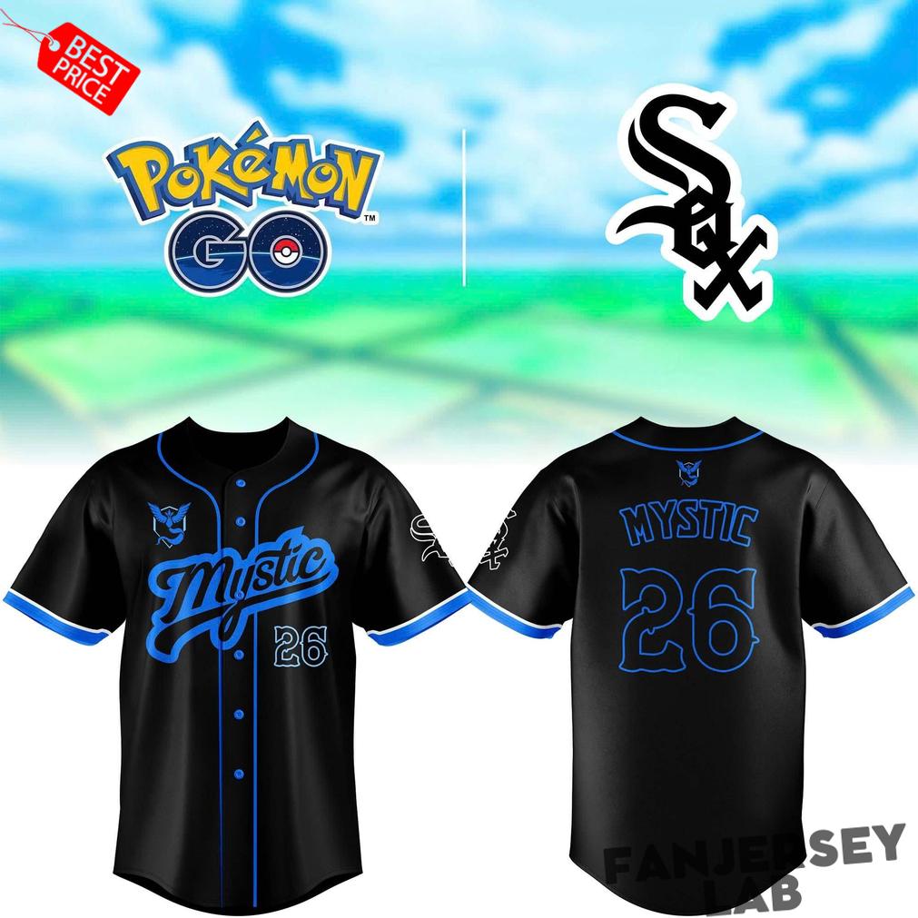 Chicago White Sox Pokémon Go Night Team Mystic Jersey Limited Chicago White Sox Pokémon Go Night Team Mystic Jersey Limited