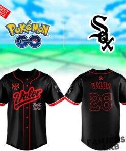 Chicago White Sox Pokémon Go Night Team Valor Jersey – Special Edition