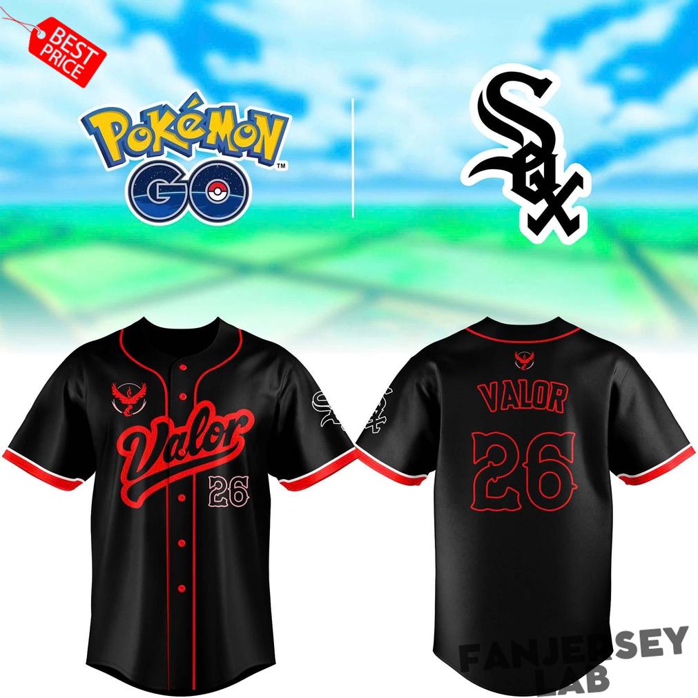 Chicago White Sox Pokémon Go Night Team Valor Jersey – Special Edition Chicago White Sox Pokémon Go Night Team Valor Jersey – Special Edition