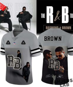 Chris Brown R&B Tour Special Football Jersey