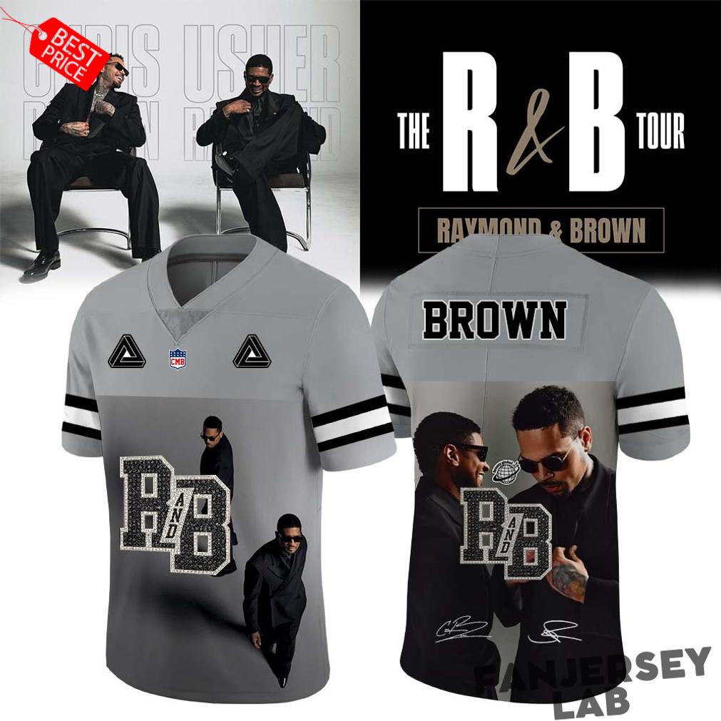 Chris Brown R&B Tour Special Football Jersey Chris Brown R&B Tour Special Football Jersey