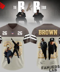 Chris Brown – The R&B Tour 2026 Exclusive Football Jersey