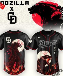 Chunichi Dragons Godzilla Minus Zero Limited Edition Baseball Jersey