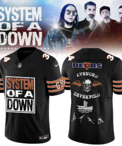System of a Down “Europe / UK Stadium Tour 2026” signed Football Jersey v8