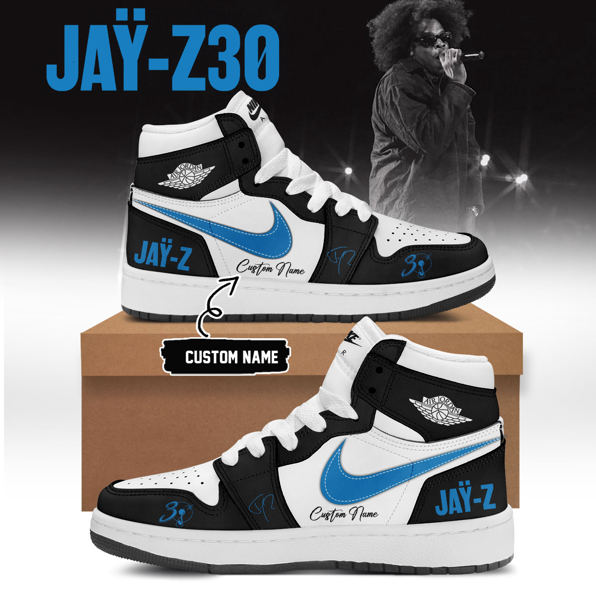 The JAŸ-Z30 Limited Edition AJ1 Shoes – Custom The JAŸ-Z30 Limited Edition AJ1 Shoes – Custom