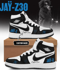The JAŸ-Z30 Limited Edition AJ1 Shoes – Black