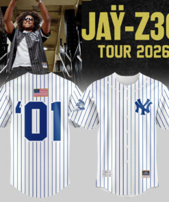 The JAŸ-Z30 Limited Edition Baseball Jersey – White