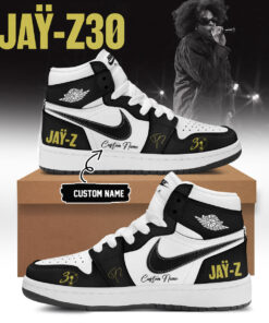 The JAŸ-Z30 Limited Edition AJ1 Shoes – Custom Black