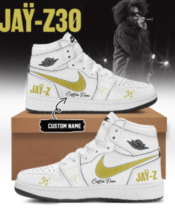 The JAŸ-Z30 Limited Edition AJ1 Shoes – Custom White