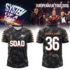 System of a Down “Europe / UK Stadium Tour 2026” signed Football Jersey v4