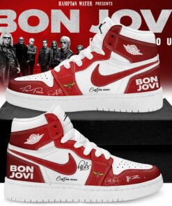 Bon Jovi – Forever Tour 2026 Signature Custom Name AJ1 Shoes v1