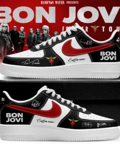 Bon Jovi – Forever Tour 2026 Signature Custom Name AF1 Shoes v1