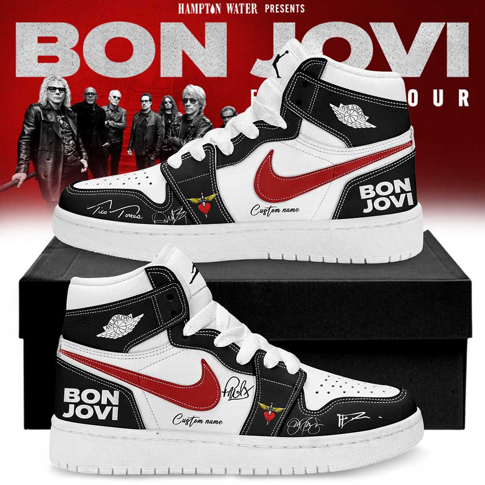 Bon Jovi – Forever Tour 2026 Signature Custom Name AJ1 Shoes v2 Bon Jovi – Forever Tour 2026 Signature Custom Name AJ1 Shoes v2