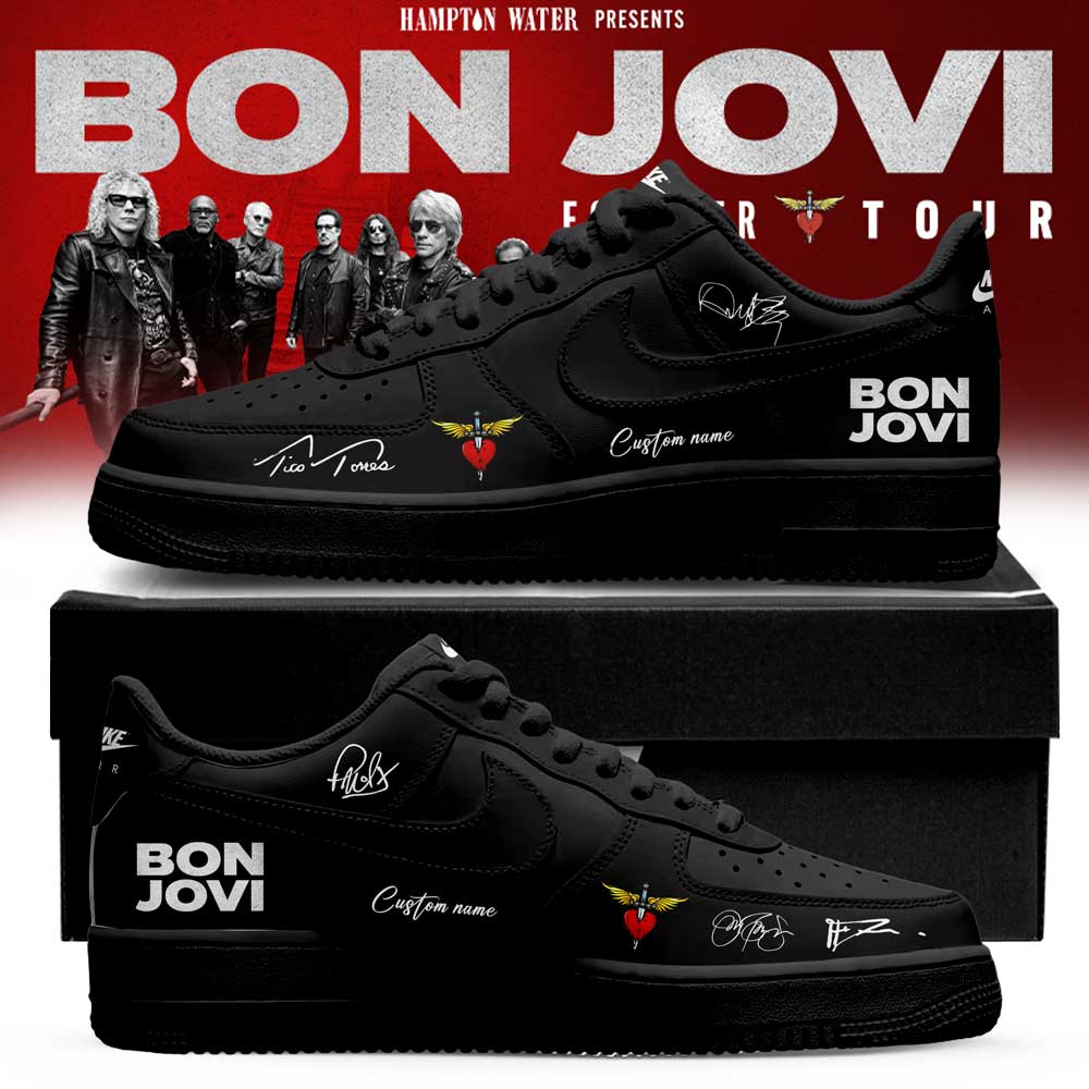 Bon Jovi – Forever Tour 2026 Signature Custom Name AF1 Shoes v6 Bon Jovi – Forever Tour 2026 Signature Custom Name AF1 Shoes v6
