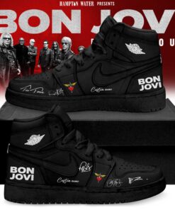 Bon Jovi – Forever Tour 2026 Signature Custom Name AJ1 Shoes v3
