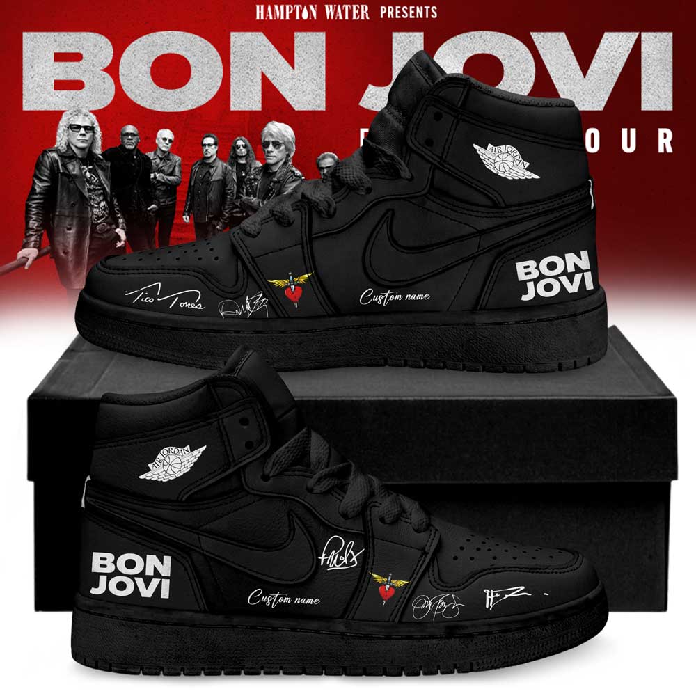 Bon Jovi – Forever Tour 2026 Signature Custom Name AJ1 Shoes v3 Bon Jovi – Forever Tour 2026 Signature Custom Name AJ1 Shoes v3