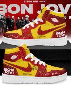 Bon Jovi – Forever Tour 2026 Signature Custom Name AJ1 Shoes v4