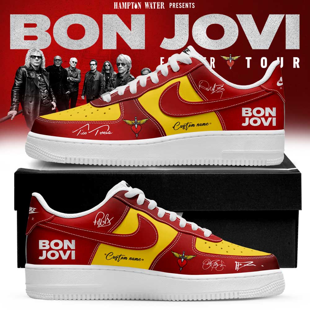 Bon Jovi – Forever Tour 2026 Signature Custom Name AF1 Shoes v3 Bon Jovi – Forever Tour 2026 Signature Custom Name AF1 Shoes v3